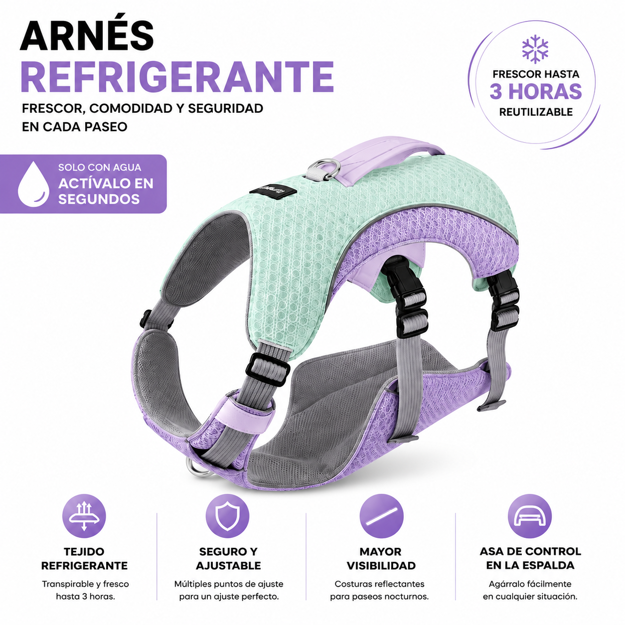 Arnés refrigerante Dogchill